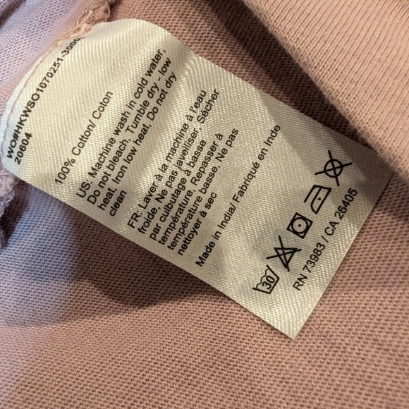 Helly Hansen Boat neck 3/4 length sleeve tee shirt. Pink/purple Size XL fits 16W - Picture 7 of 9